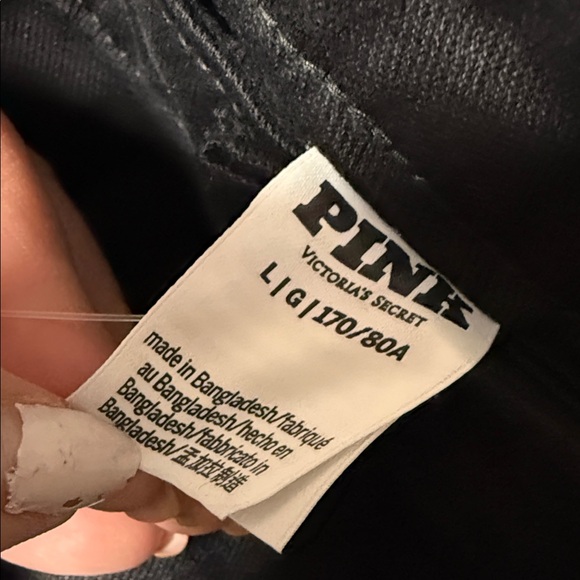 PINK Black Cargo Pants NWT - Picture 10 of 11